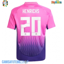 Camisa de time de futebol Alemanha Benjamin Henrichs #20 Replicas 2º Equipamento Europeu 2024 Manga Curta